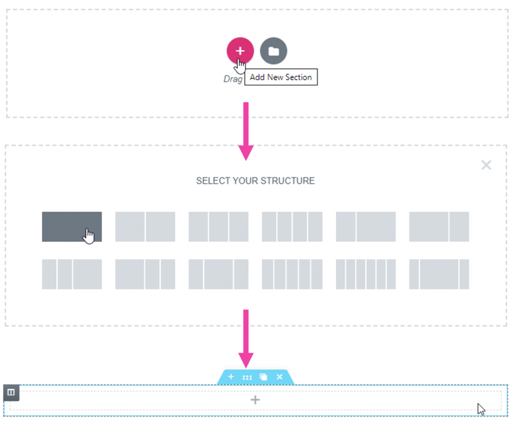 Section illimitée Nesting pour Elementor Étape 1