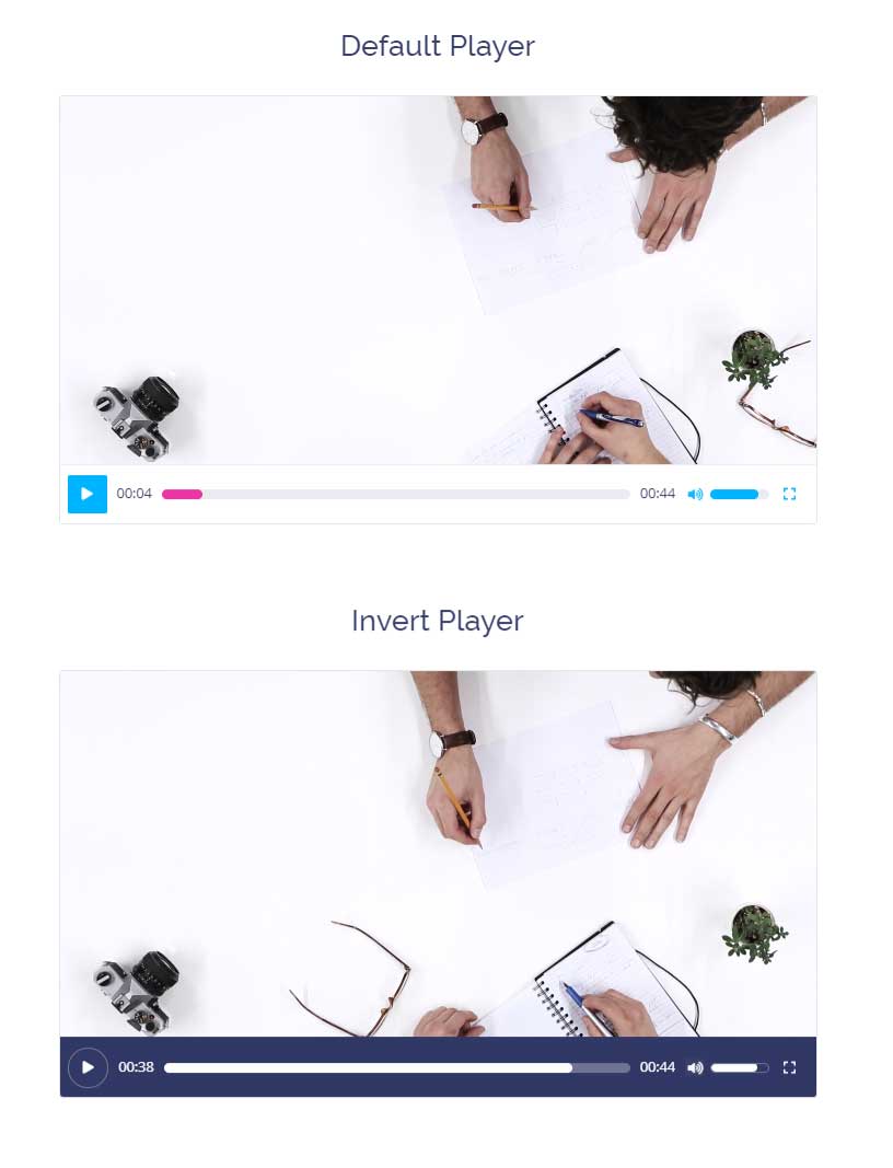 Lettore video Widget di Crocoblock per Elementor