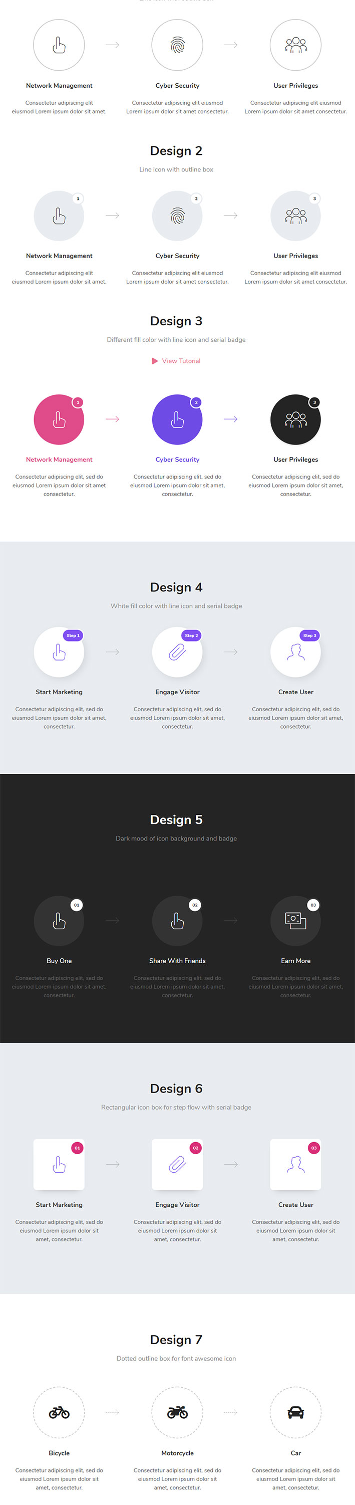 Process Steps Widget by HappyAddons for Elementor