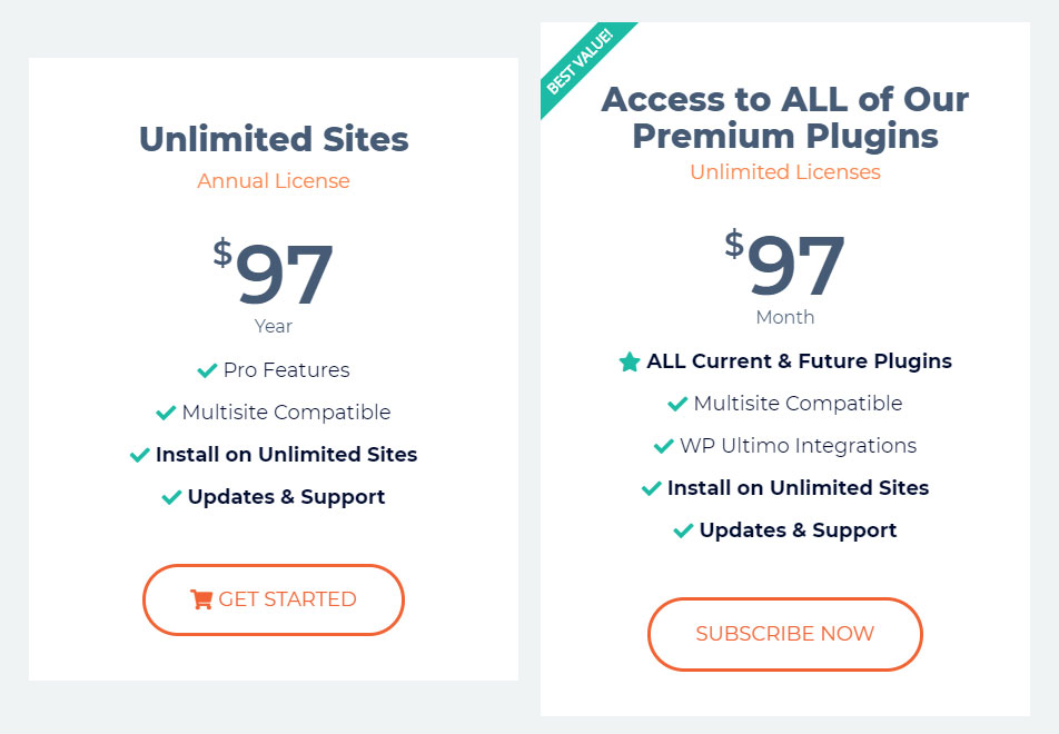 Prix et plans de WaaS.PRO Plugins pour Elementor