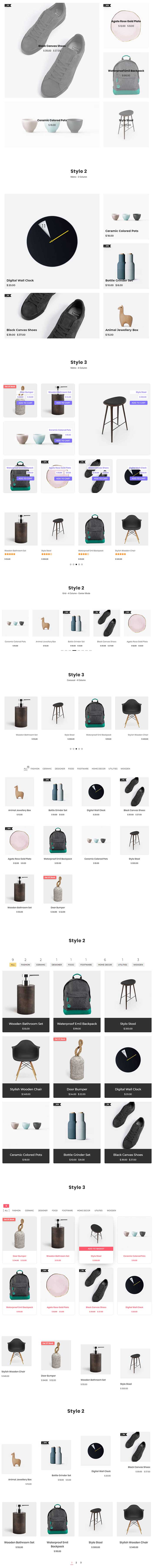 Galleria di prodotti WooCommerce Widget da The Plus Addons per Elementor