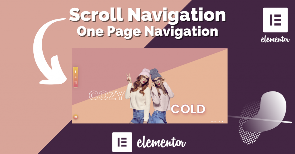Elementor Addons für Scroll-Navigation Widget