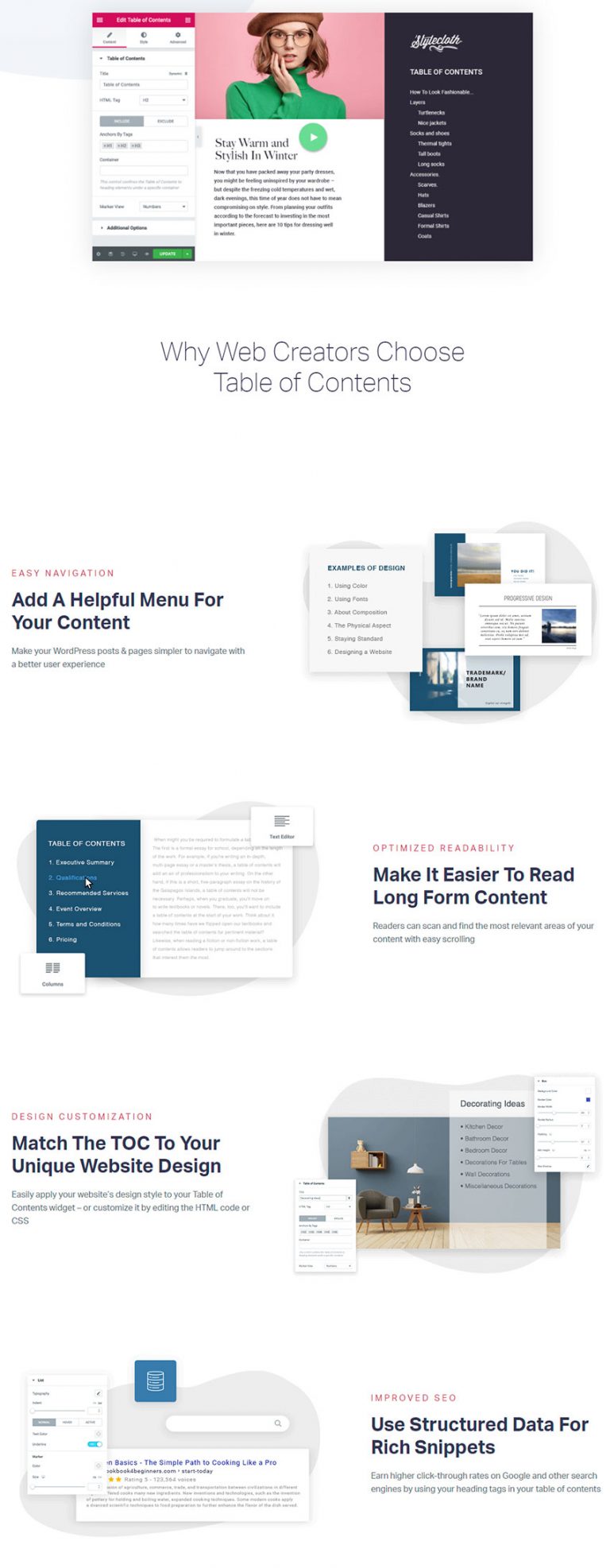 Table of Contents Official Elementor Addons, Plugins and Widgets