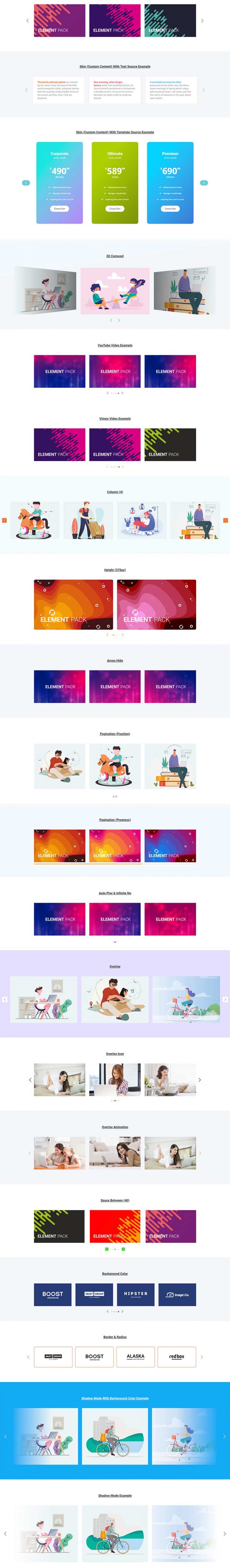 Flip Carousel 3D Official Elementor Addons, Plugins and Widgets