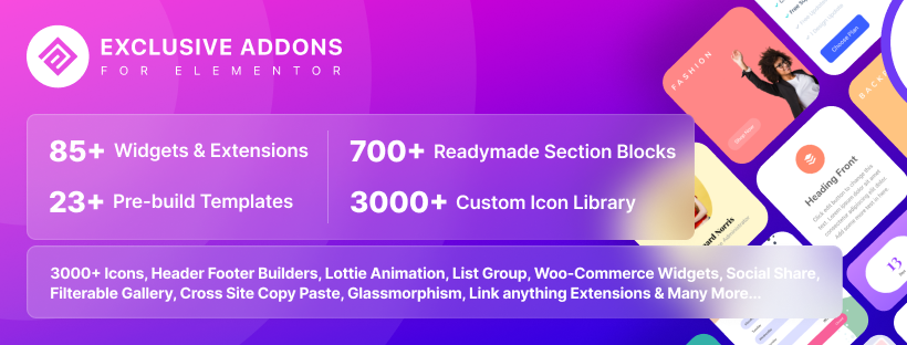 Exclusive Addons for Elementor