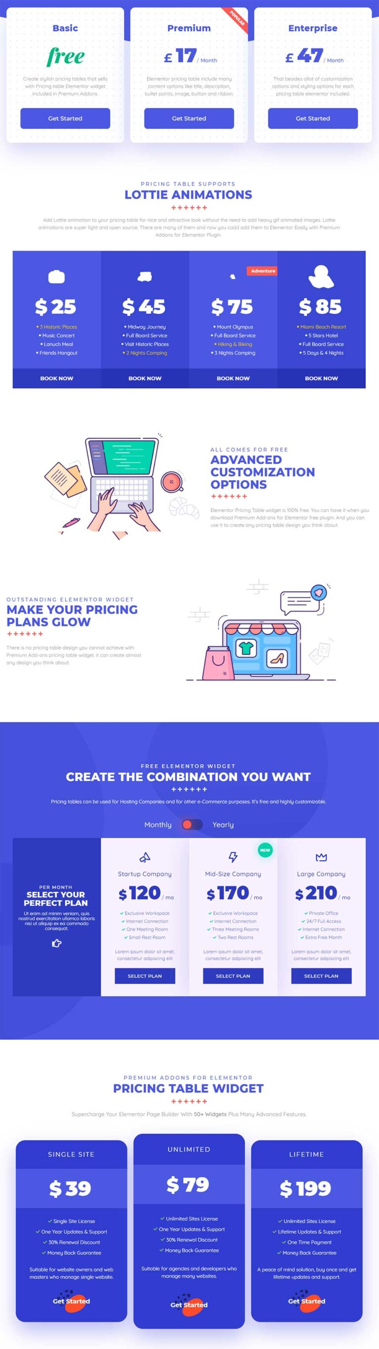 Pricing Table Official Elementor Addons, Plugins and Widgets