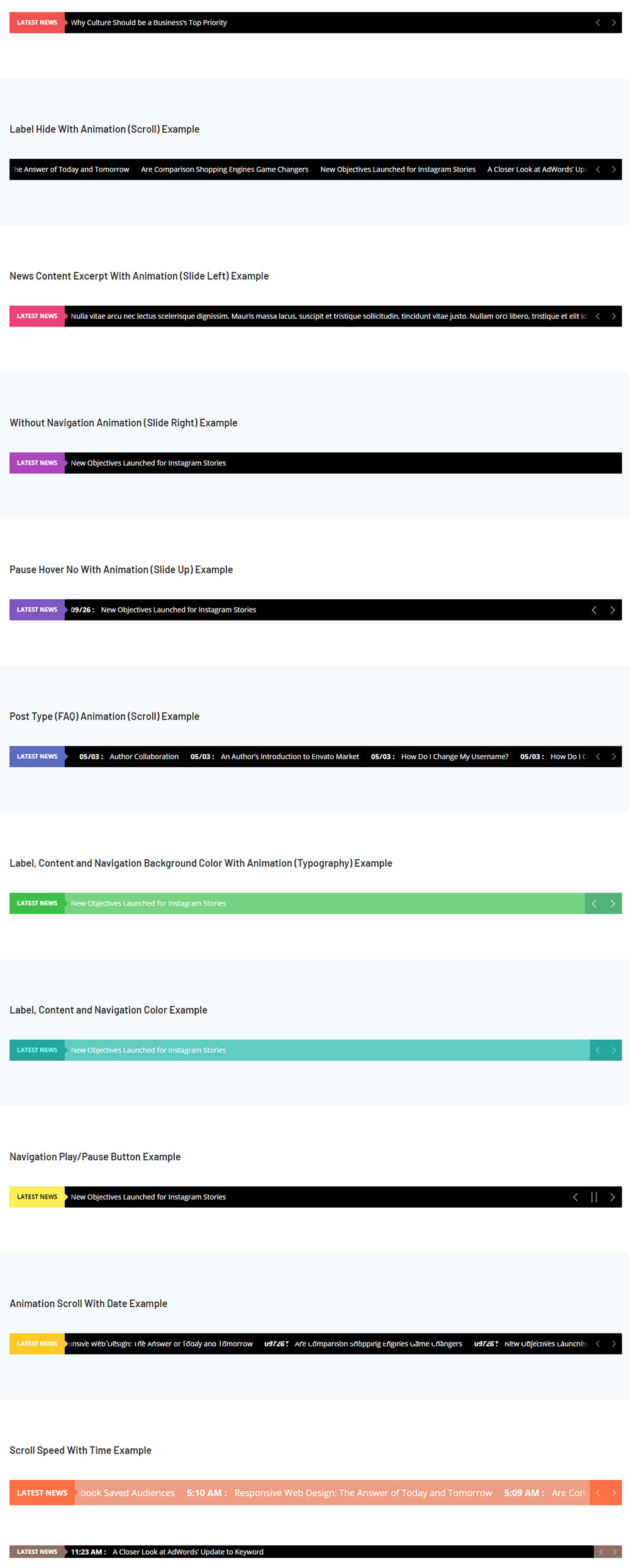 Add news ticker style moving scroll to text boxe - Esri Community