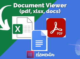 Elementor Addons per visualizzatore di documenti Widget