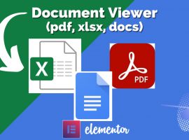 Elementor Addons pour Document Viewer Widget