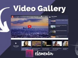 Galleria video Widget per Elementor