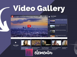 Galerie vidéo Widget pour Elementor