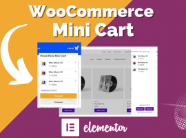 Elementor Addons para WooCommerce Mini Cart Widget