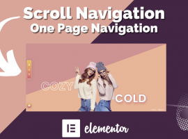 Elementor Addons for Scroll Navigation Widget